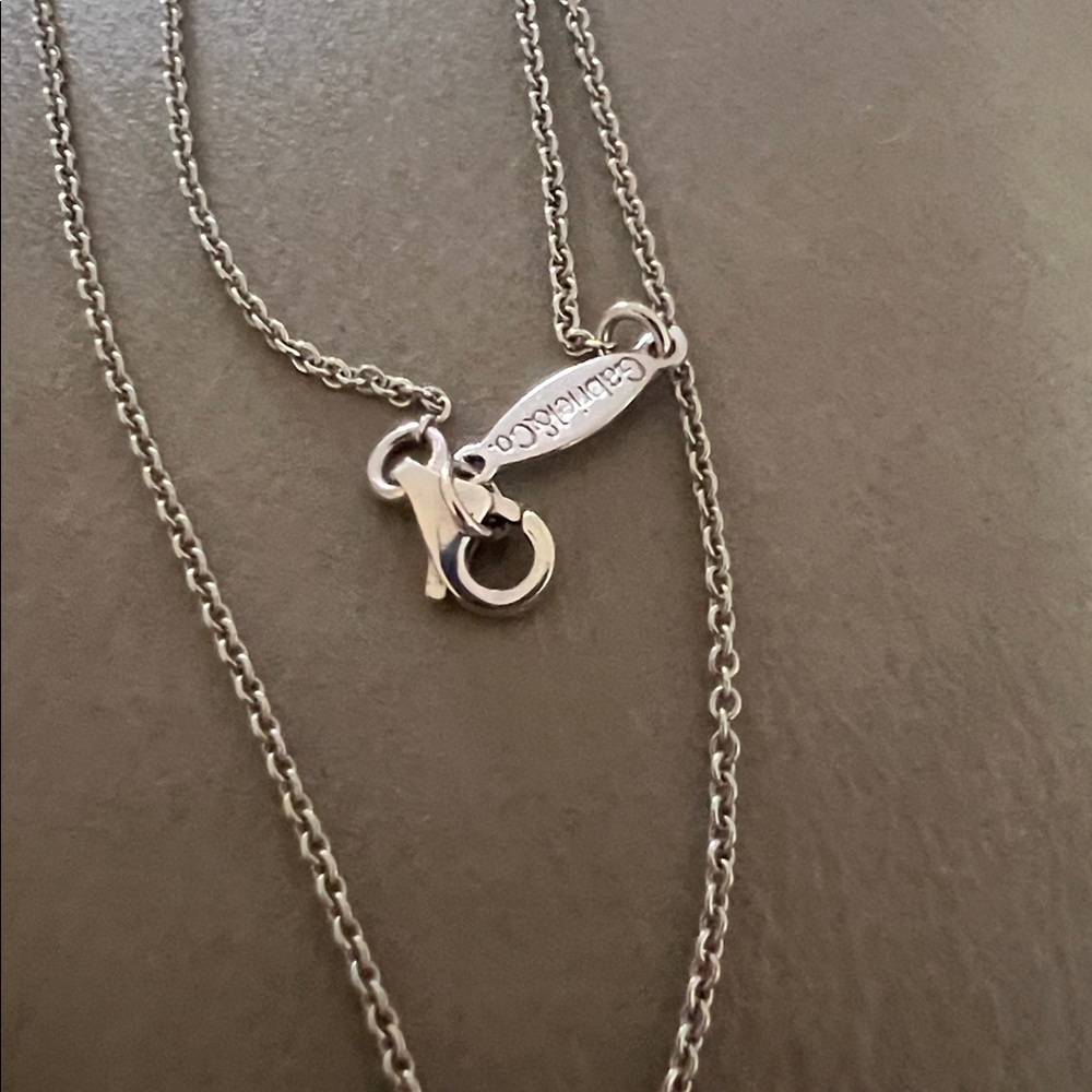 Gabriel & Co.925 Sterling Silver Woman’s 18” Diamond Cross Clover Necklace EUC - Picture 16 of 17